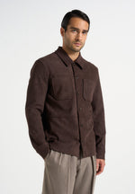 thomas-suede-long-sleeve-shirt-brown
