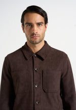 thomas-suede-long-sleeve-shirt-brown