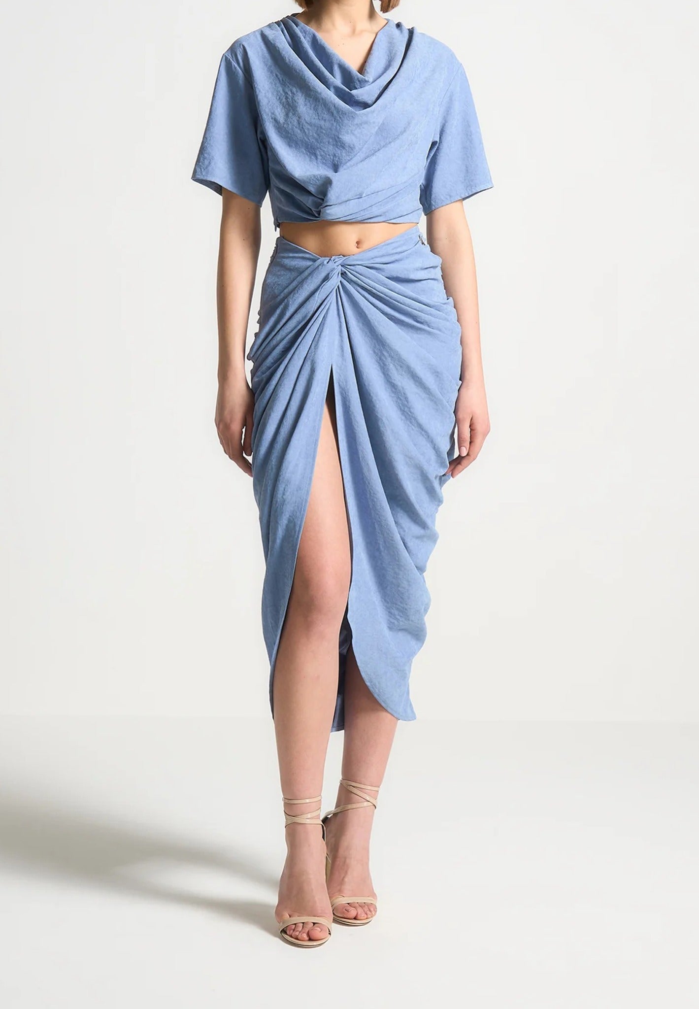 cowl-neck-drape-t-shirt-blue