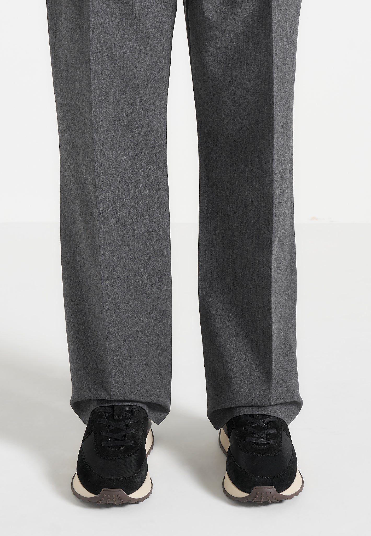 Monaco - Suede and Nylon Runner - Black