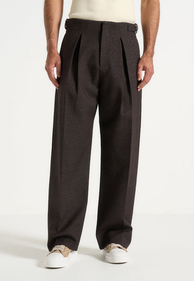 lior-box-pleat-hatched-wide-leg-trousers-dark-brown