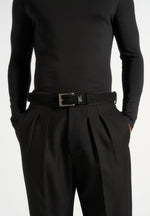 Lionel - Suede Belt - Black