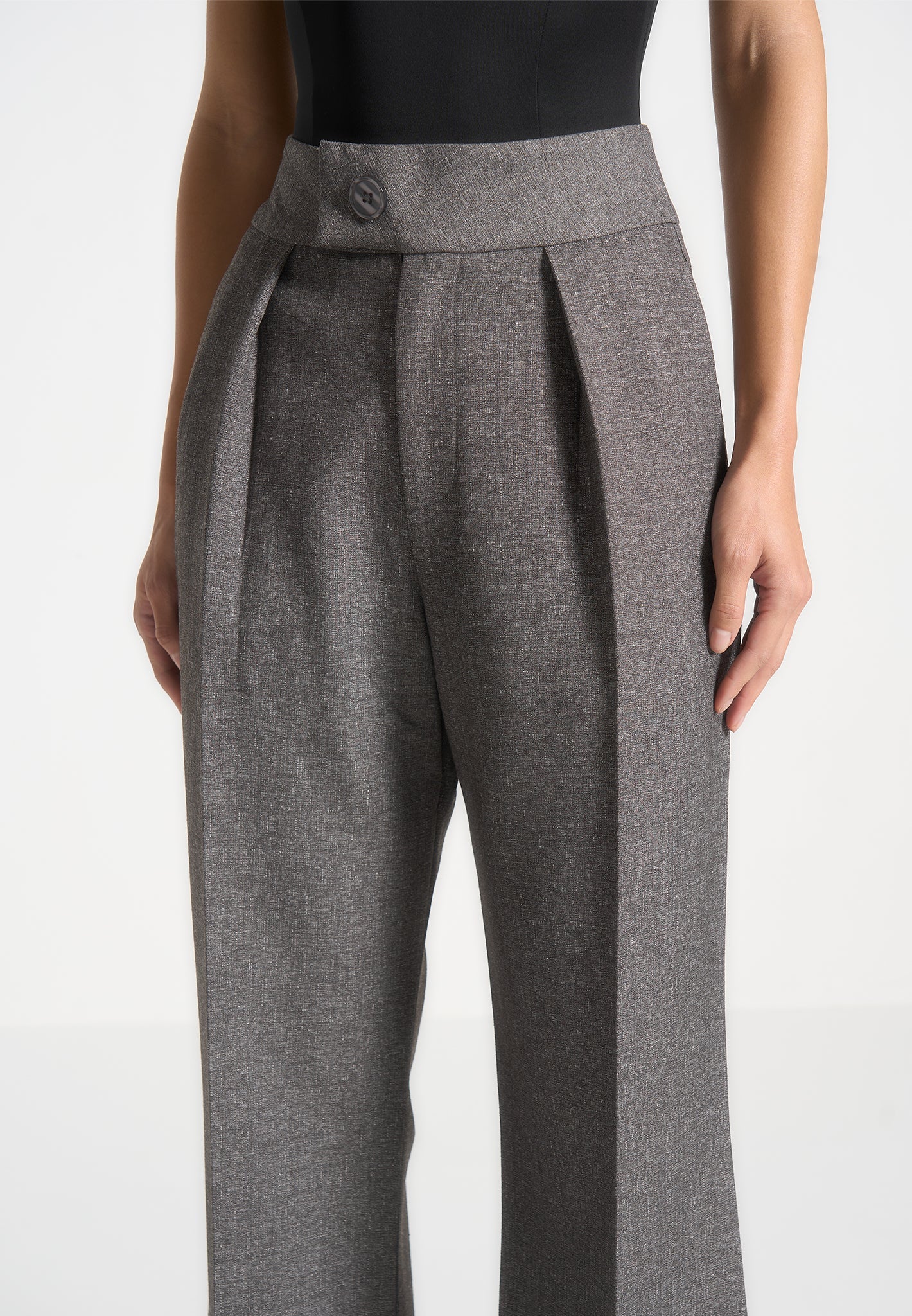 high-waisted-tailored-trousers-grey-marl