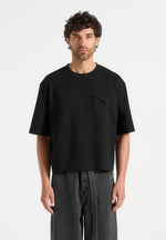leon-boxy-cropped-t-shirt-black