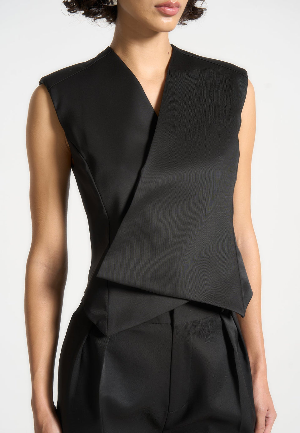 laurence-sateen-wrap-waistcoat-black