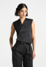 sateen-wrap-waistcoat-black