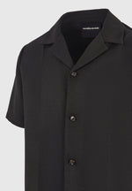 Felix - Tailored Shirt With Crease - Black
