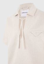 open-collar-textured-drawstring-shirt-cream