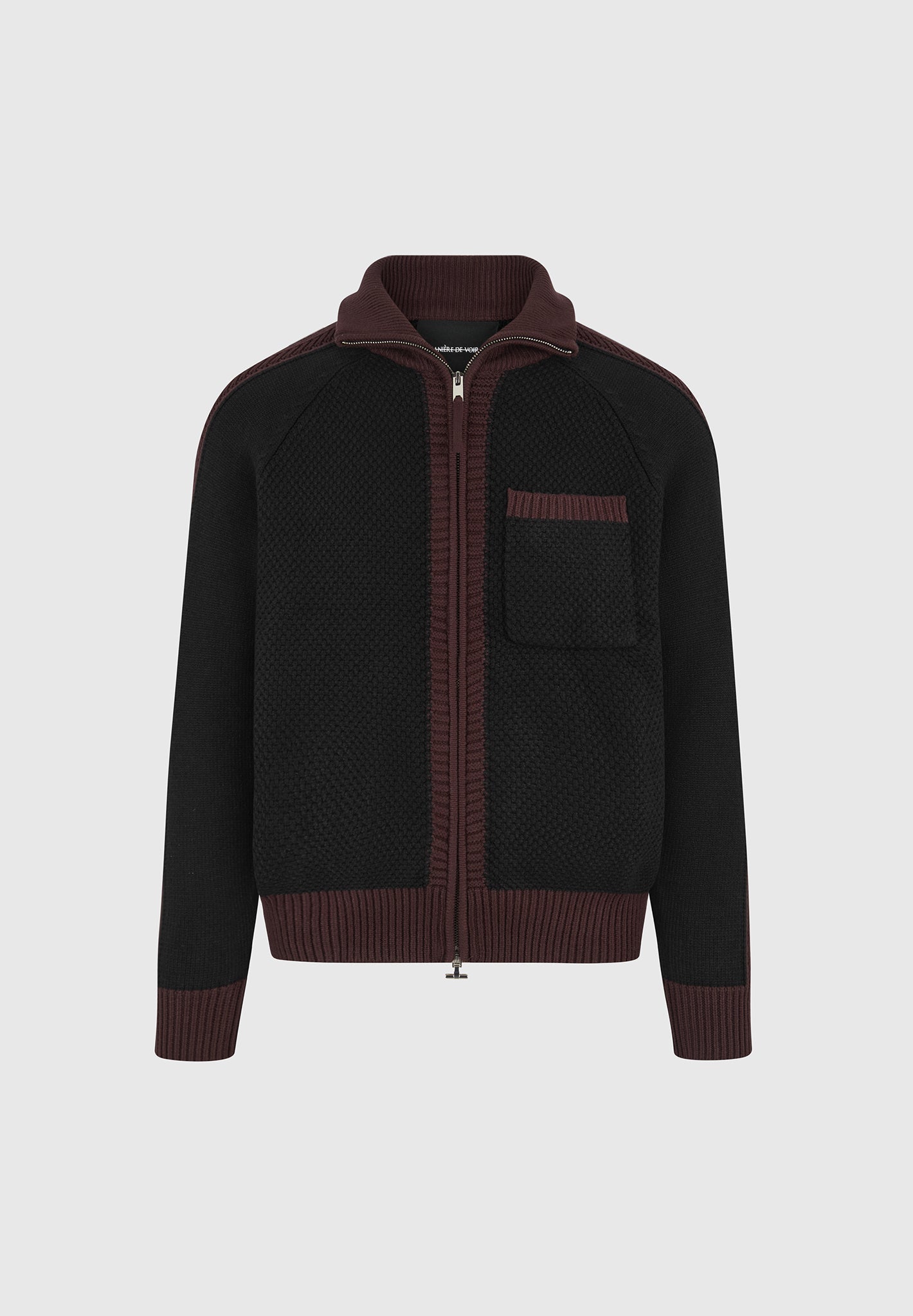 colour-block-zip-through-cardigan-black