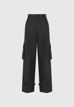 tailored-pleated-cargo-trousers-black