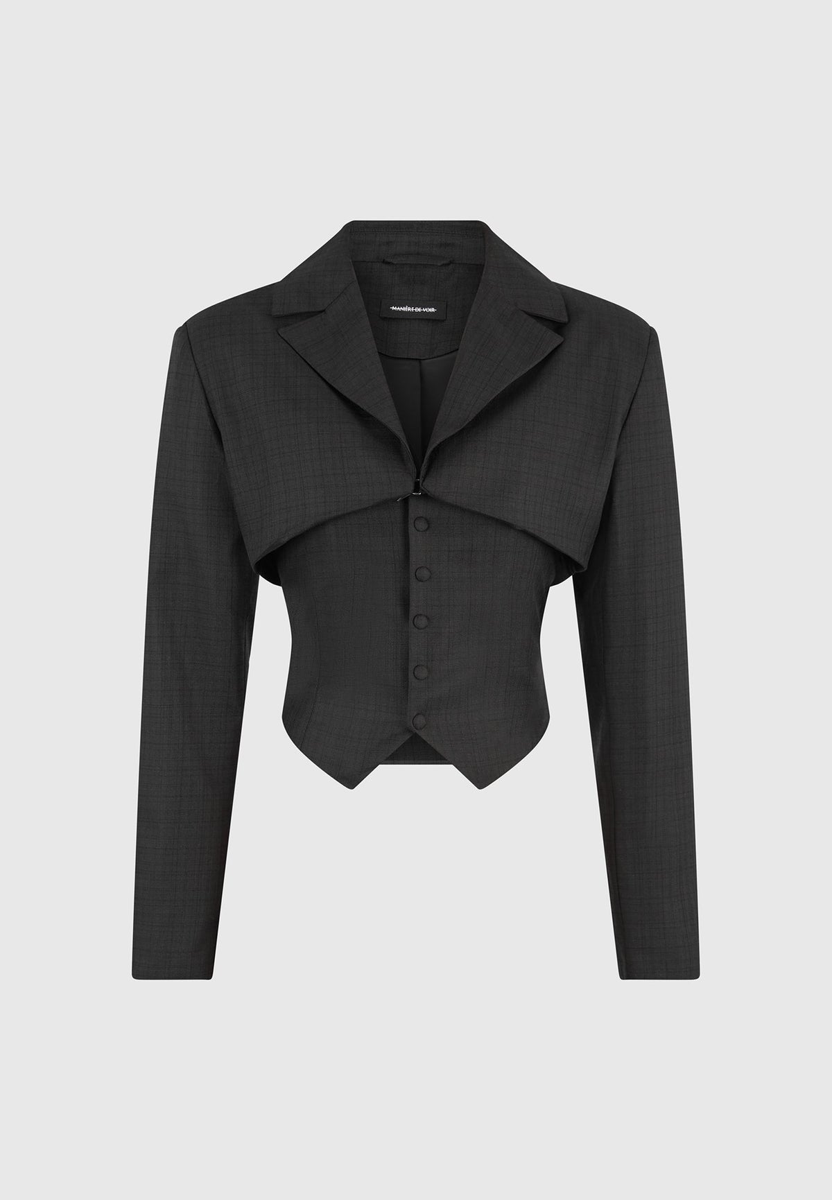 lise-cropped-tailored-blazer-and-button-detail-bandeau-black