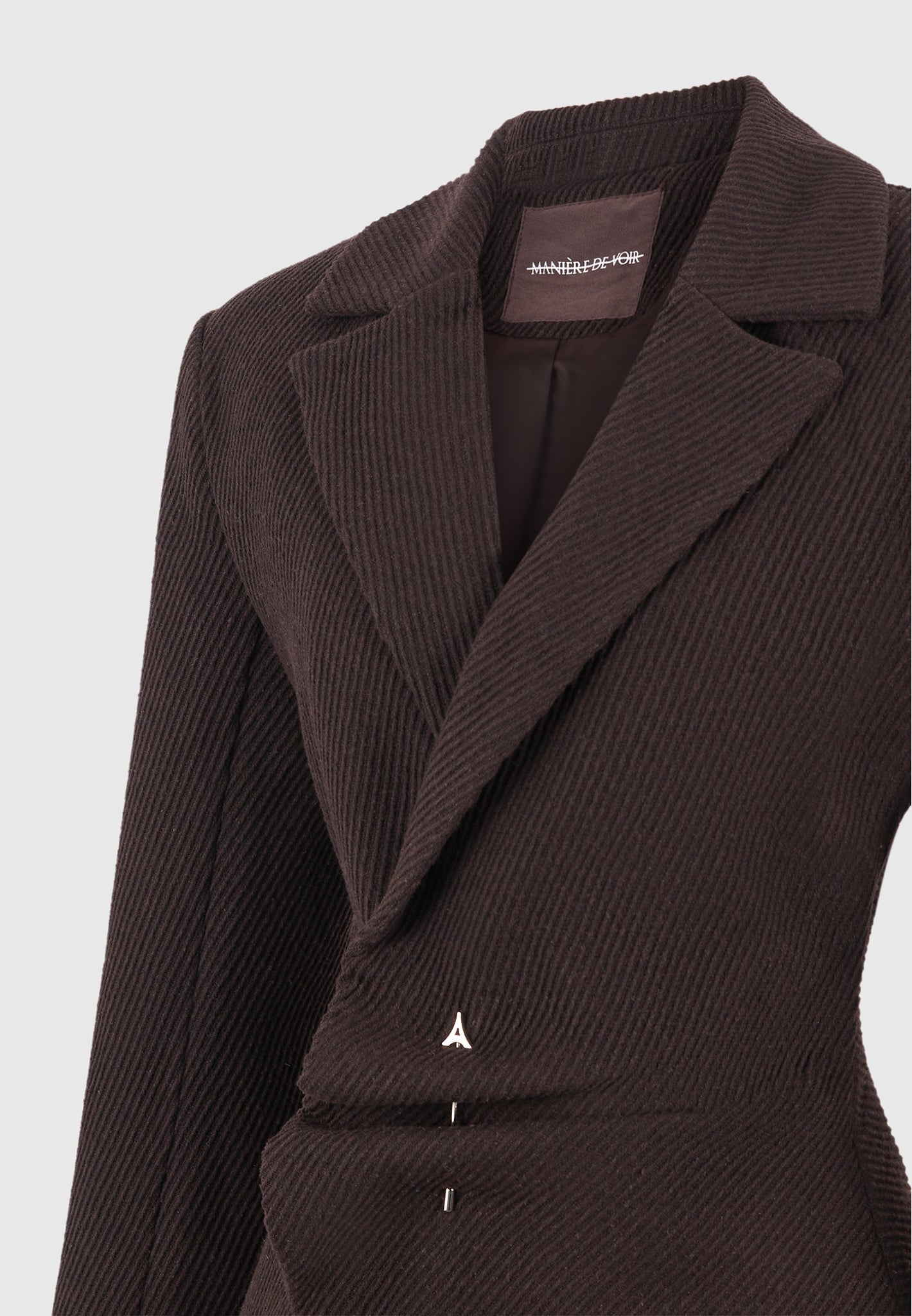 oversized-wool-asymmetric-blazer-dress-brown