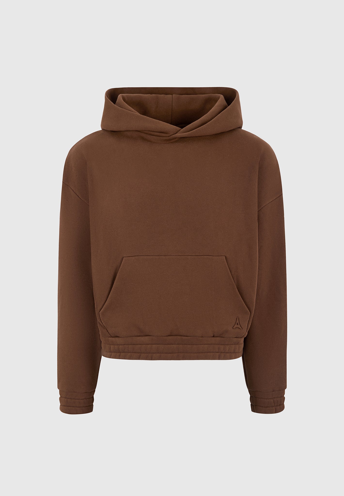eternel-cropped-hoodie-brown