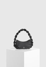 chain-plaited-rope-handbag-black