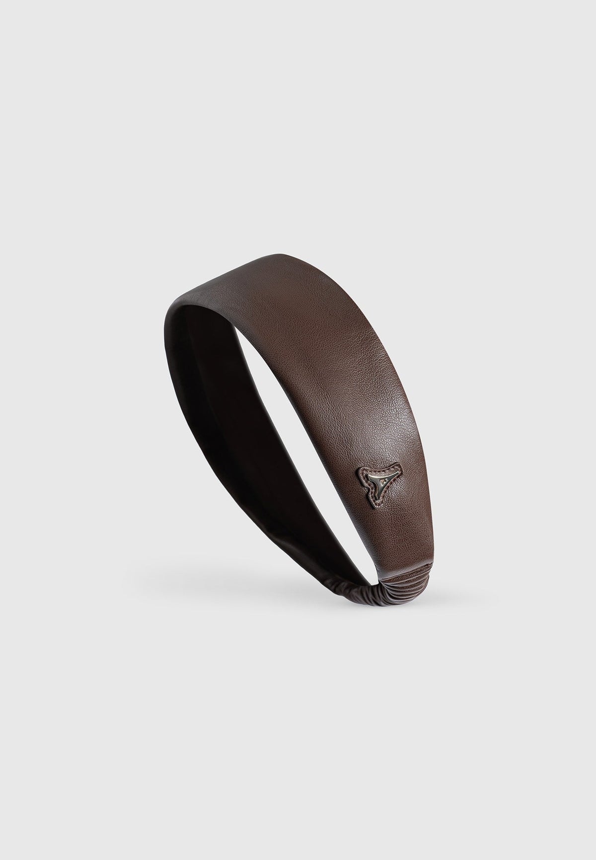 Lilou - Leather Eiffel Headband - Brown
