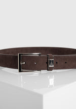 Lionel - Suede Belt - Brown