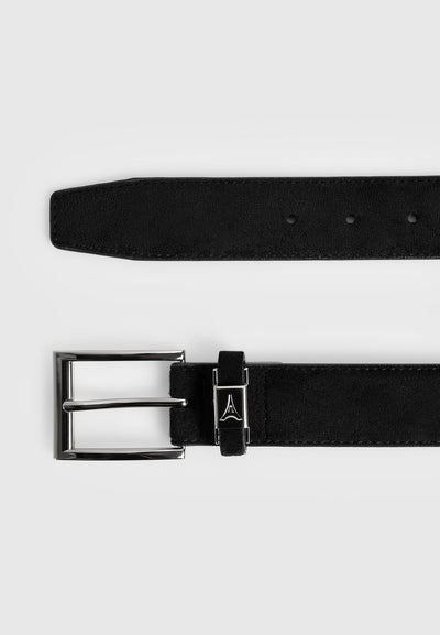 Lionel - Suede Belt - Black
