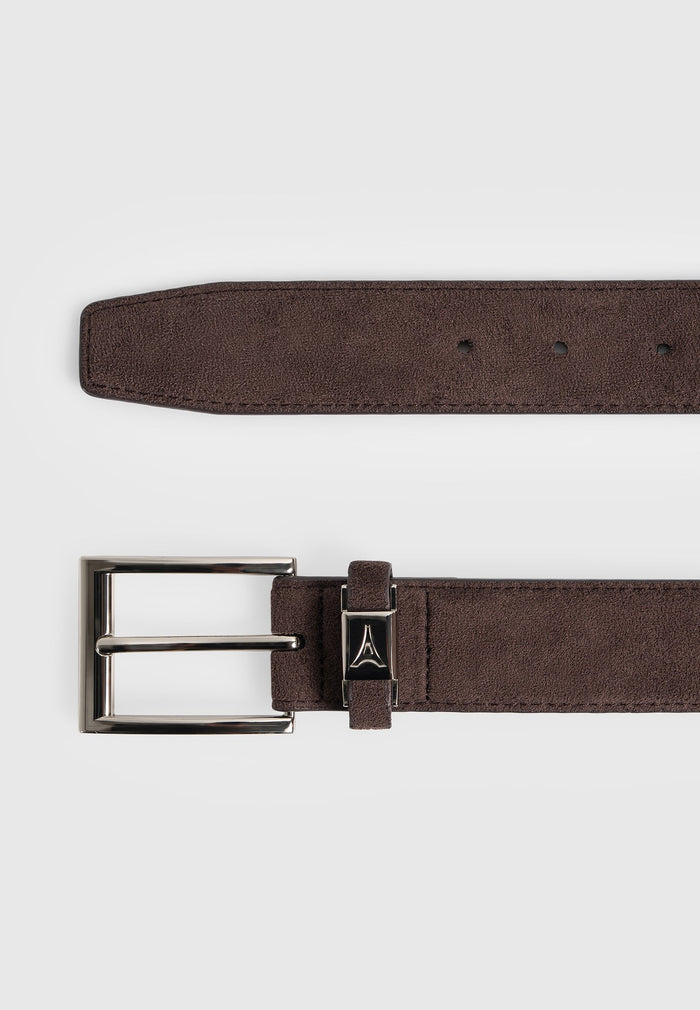 Lionel - Suede Belt - Brown