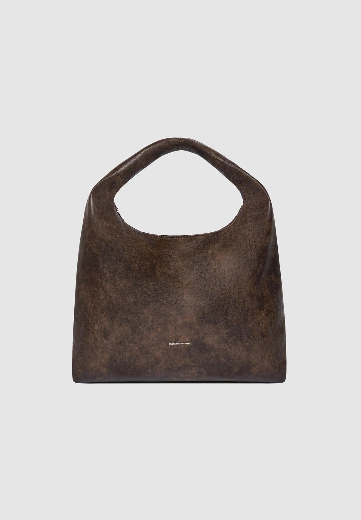 Aubin - Vintage Leather Hobo Bag - Brown