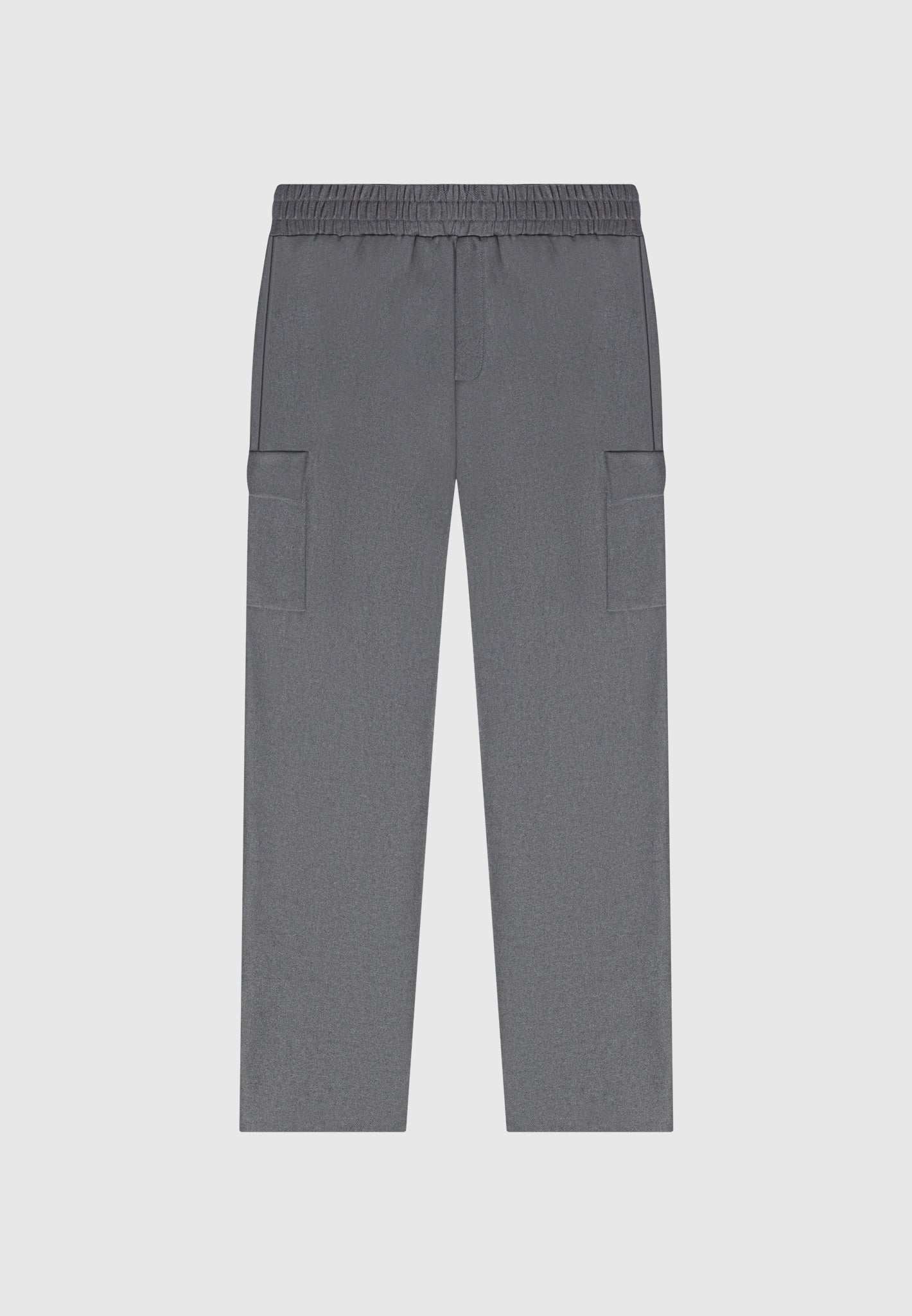 Pantalon de cargaison de poche angulaire - Marl gris