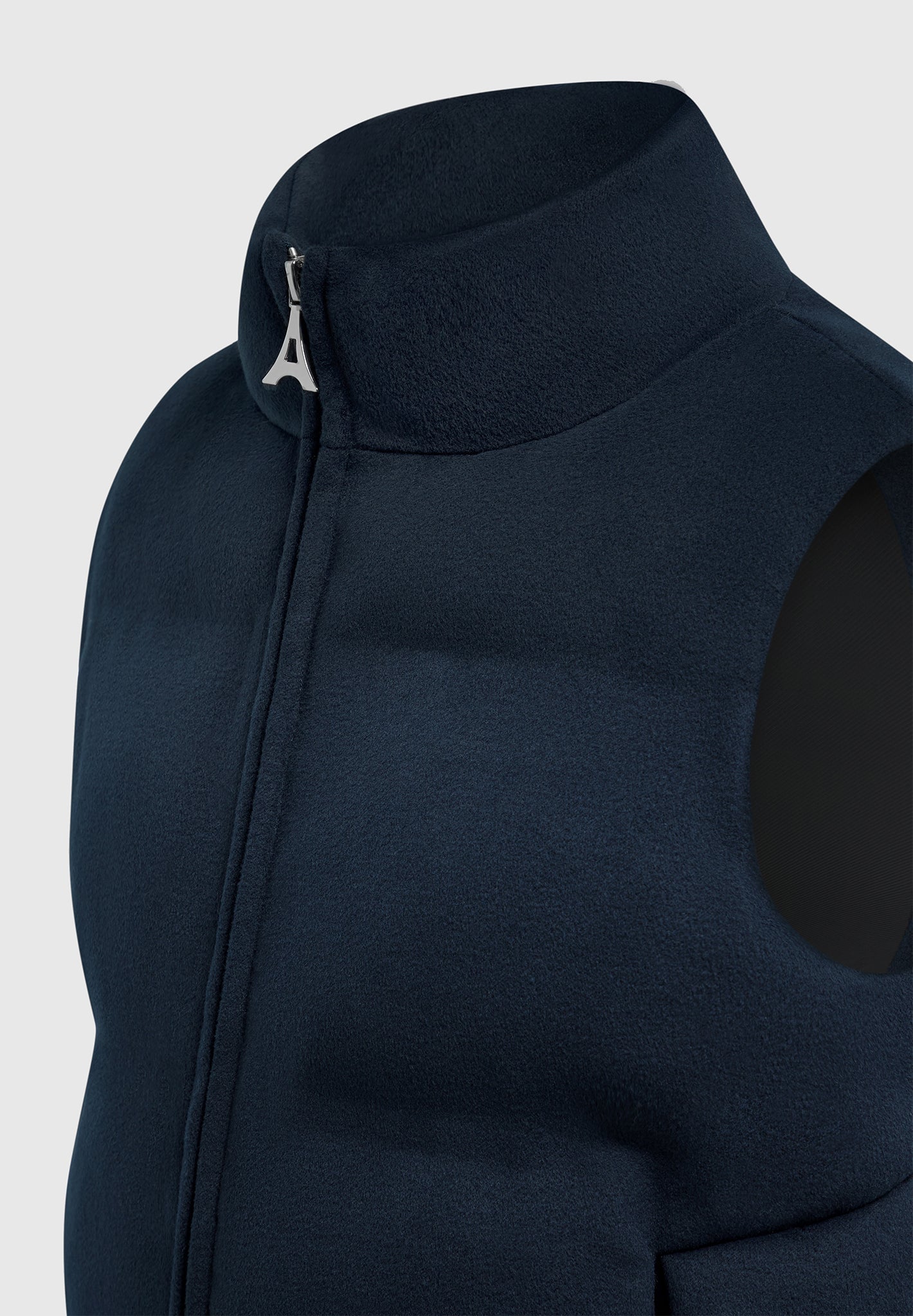 brushed-marl-puffer-gilet-navy