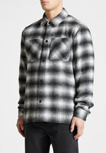 check-overshirt-black