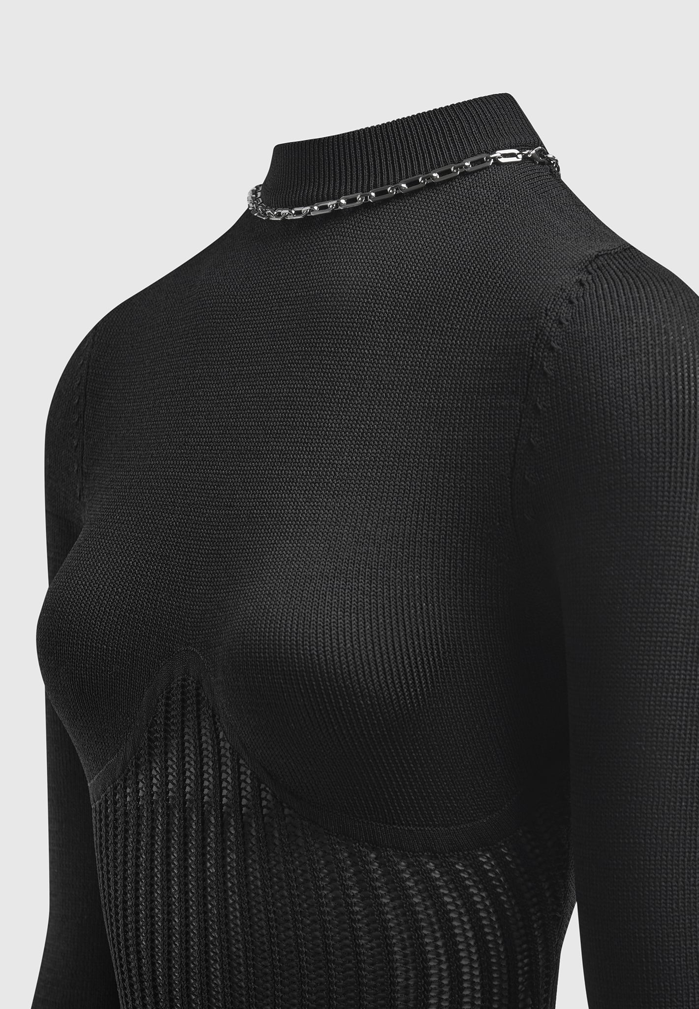 contour-knit-bodysuit-with-chain-black