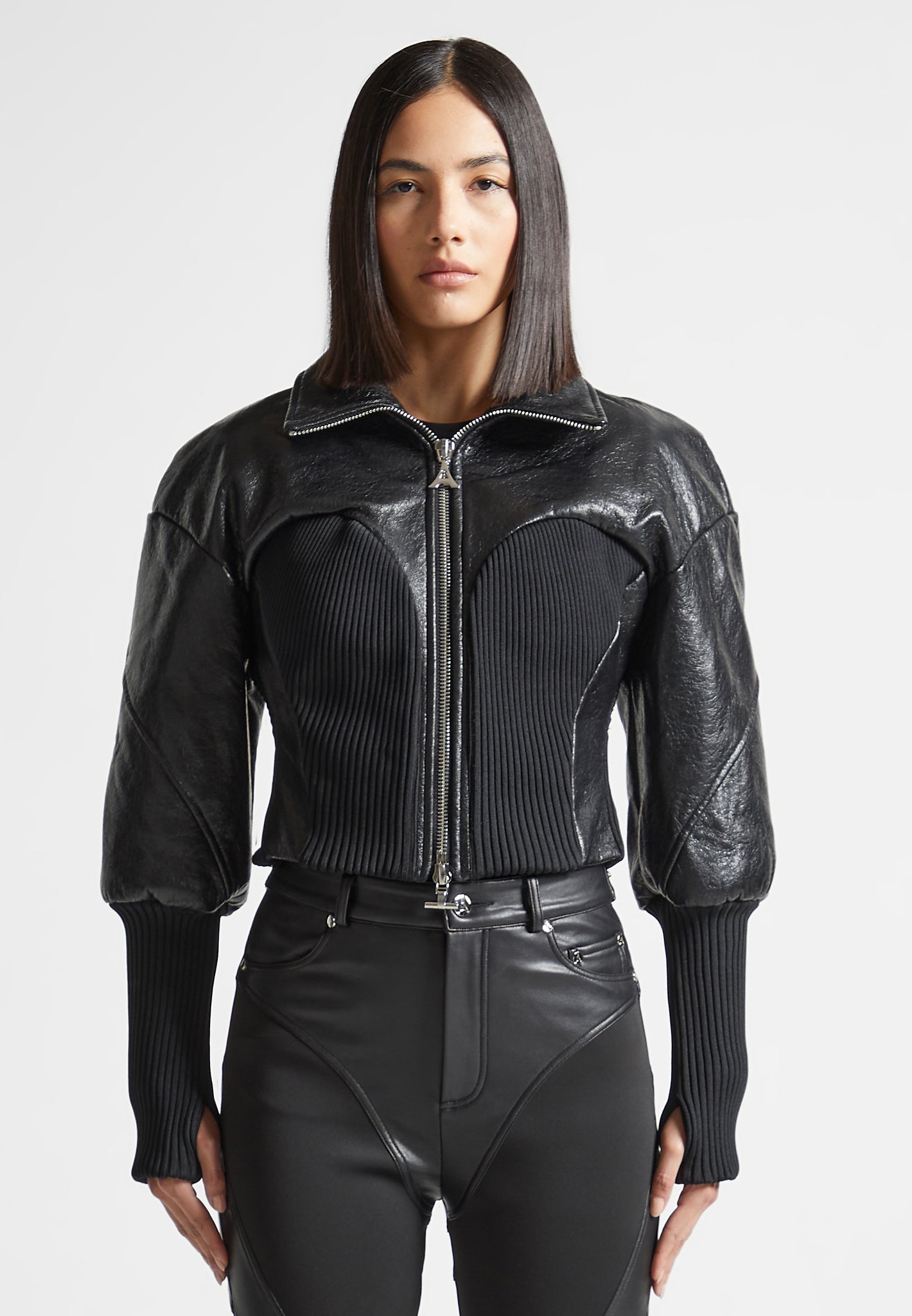 cracked-vegan-leather-rib-contour-jacket-black