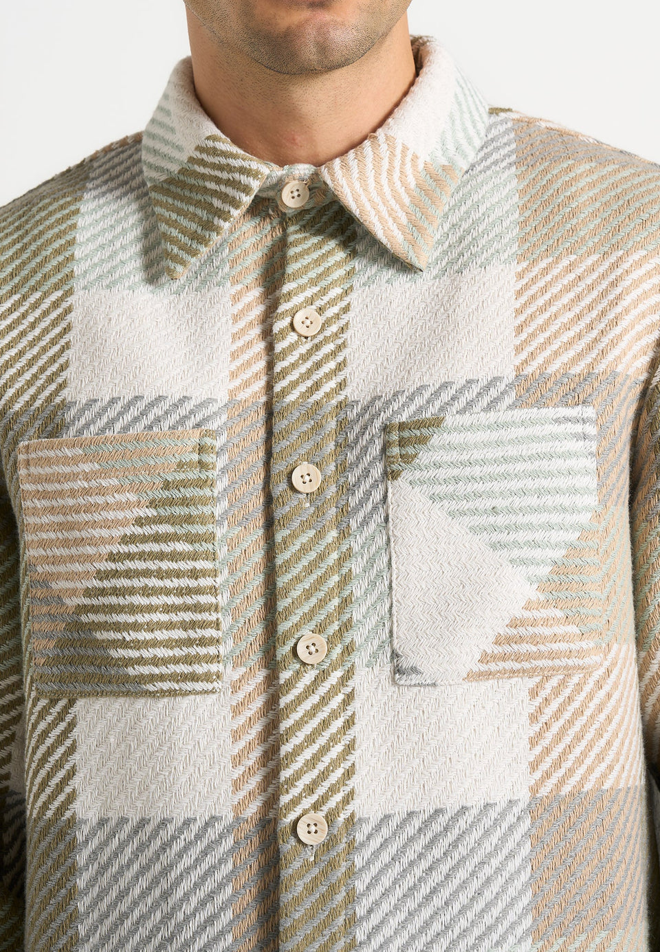 rune-unisex-check-overshirt-sage