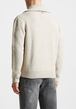 diagonal-knit-cardigan-stone