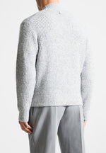 double-breasted-brushed-knit-cardigan-grey