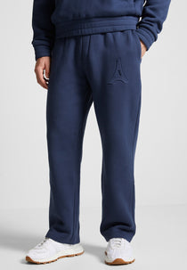 Cédric - Eiffel Embossed Joggers - Airforce Blue