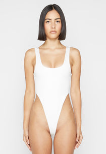 High Leg Bodysuit - Off White