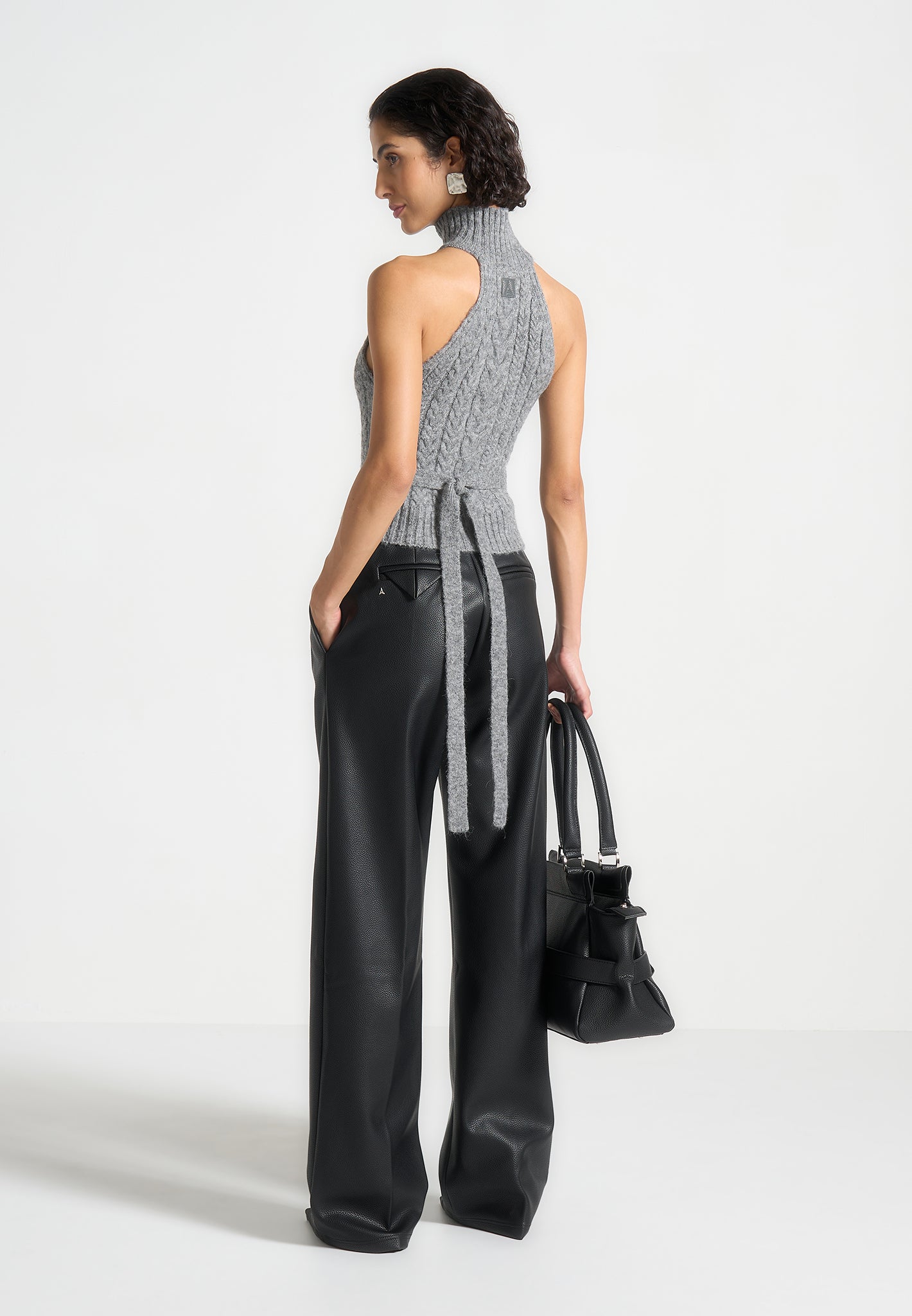 halter-cable-knit-wool-top-with-tie-grey