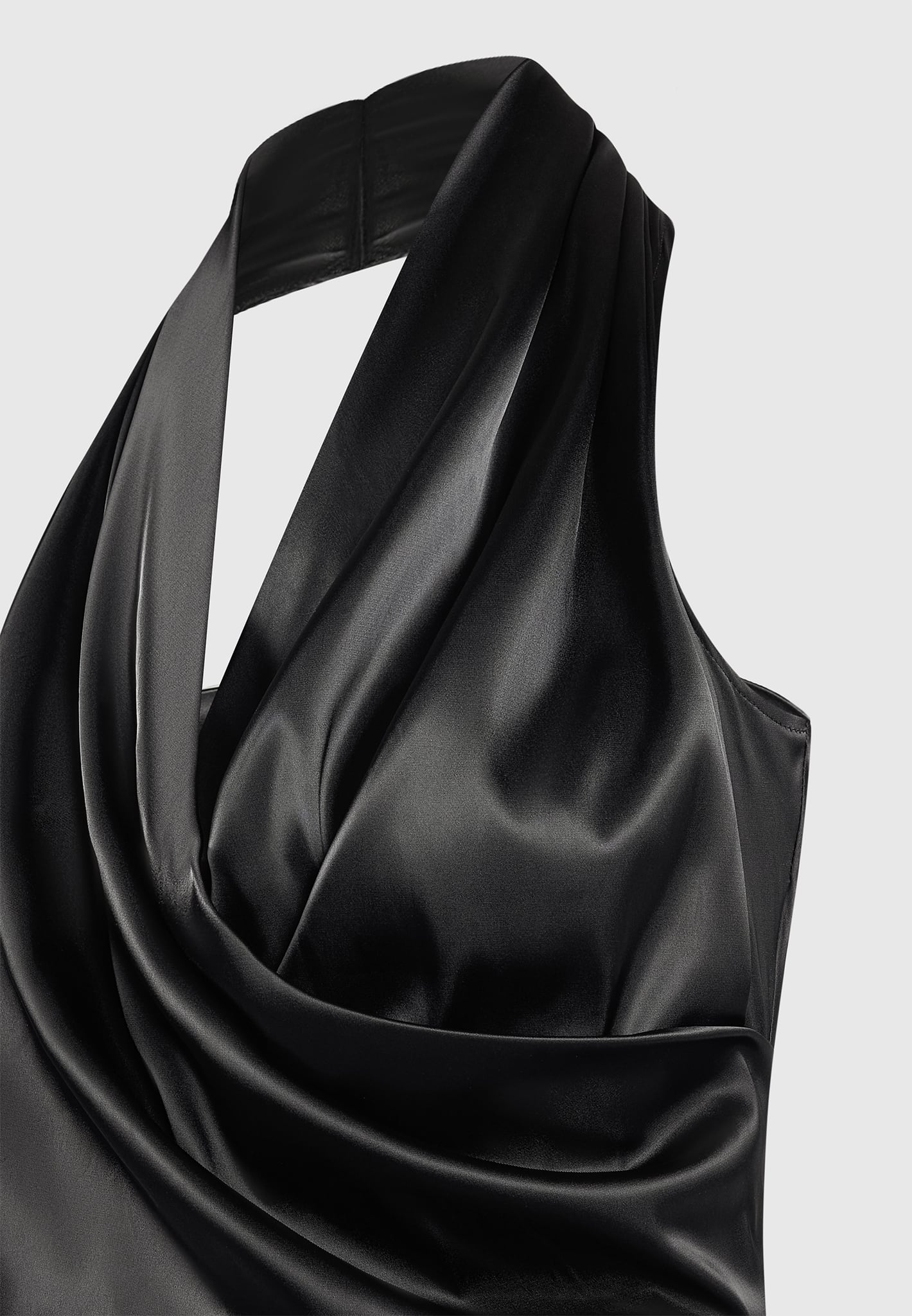 hooded-cowl-neck-satin-wrap-bodysuit-black