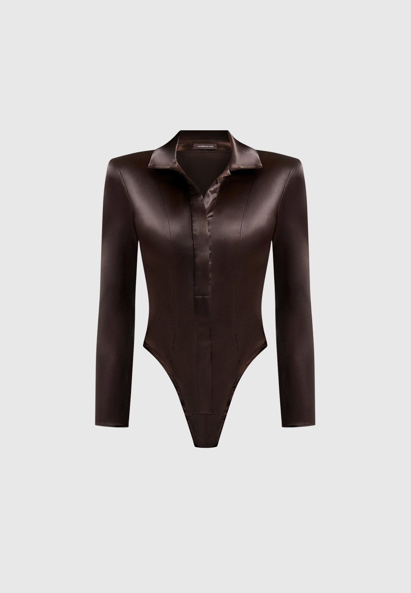 wide-shoulder-satin-shirt-bodysuit-brown