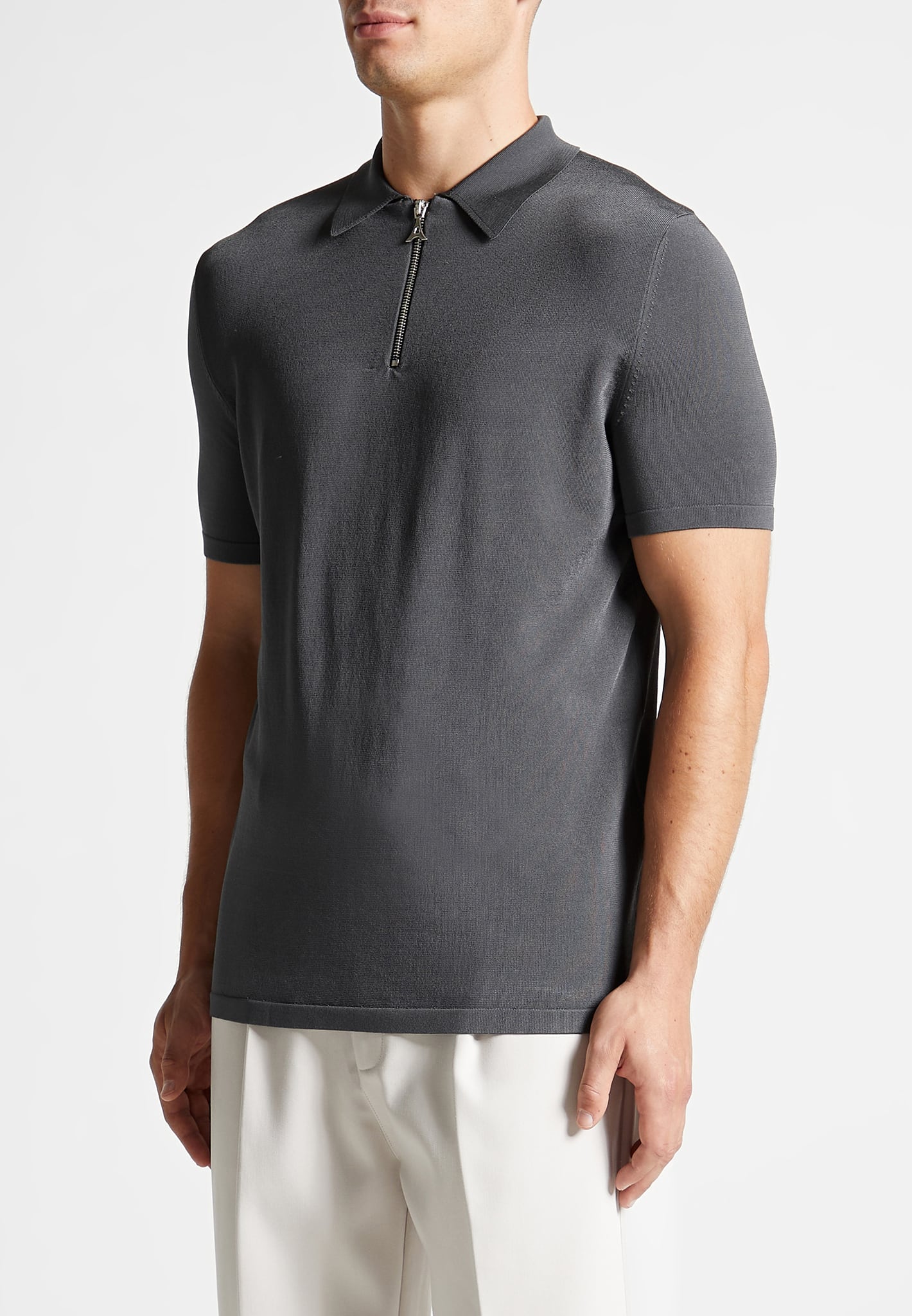 luxe-polo-top-with-zip-grey