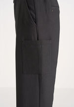 Luca - Relaxed Fit Pleated Pocket Pants - Grey