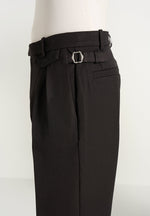 Pierre - Twin Pleat Dress Pants - Dark Brown