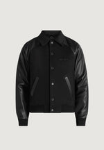 olivier-wool-and-leather-raglan-varsity-jacket-black