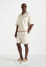 Reuben - Crochet Detail Shorts - Cream