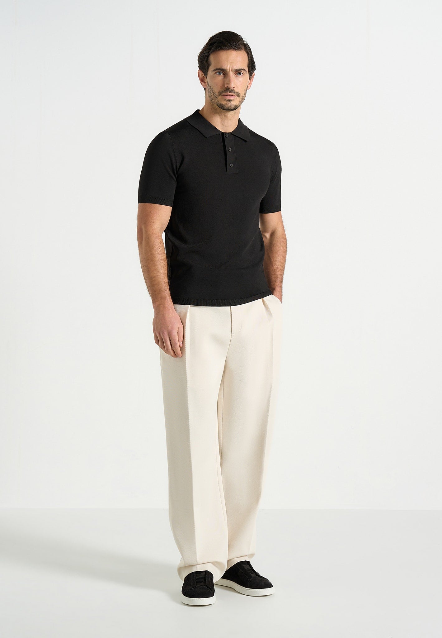 bryn-luxe-knitted-polo-top-black