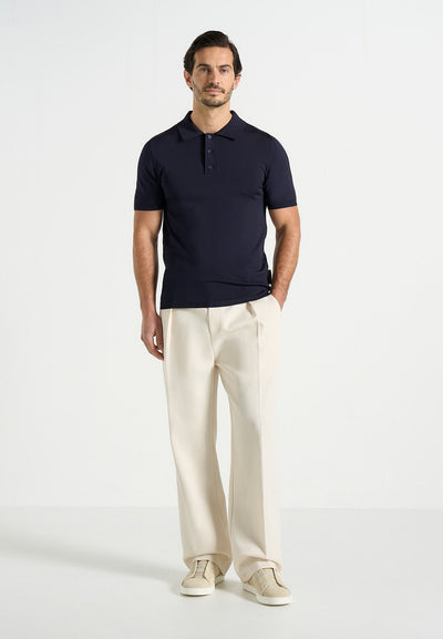 bryn-luxe-knitted-polo-top-navy