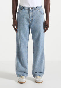 DN002 - Relaxed Fit Jeans - Mid Blue
