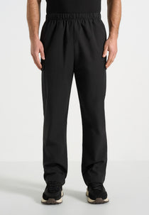 Rayan - Textured Cargo Trousers - Black