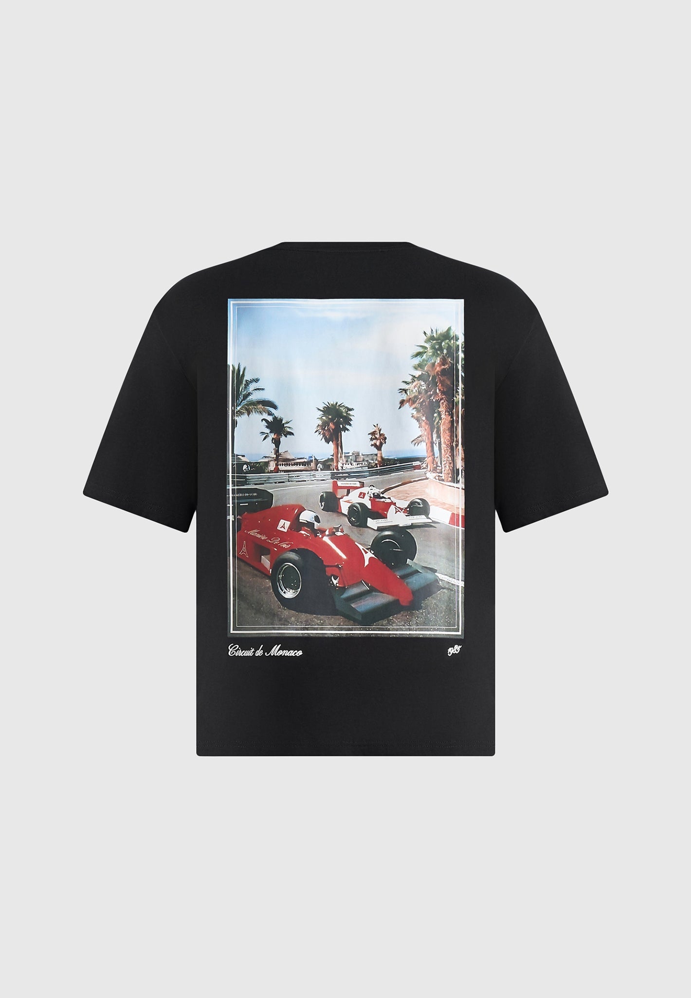 Kian - Circuit De Monaco Cotton T-Shirt - Black