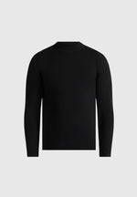 kw003-fitted-mock-neck-wool-blend-jumper-black