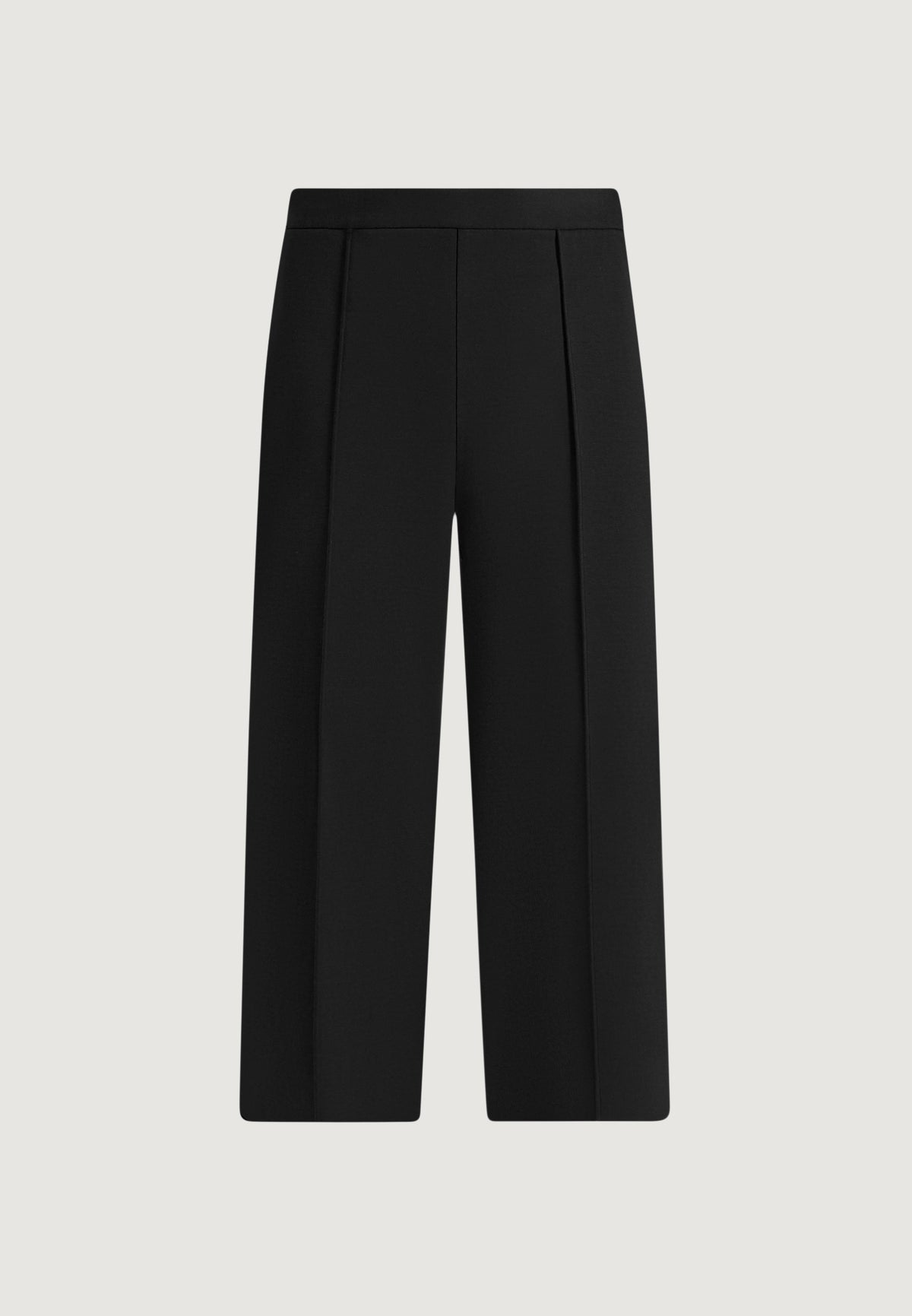 Jerome - Wide Leg Neoprene Pants - Black