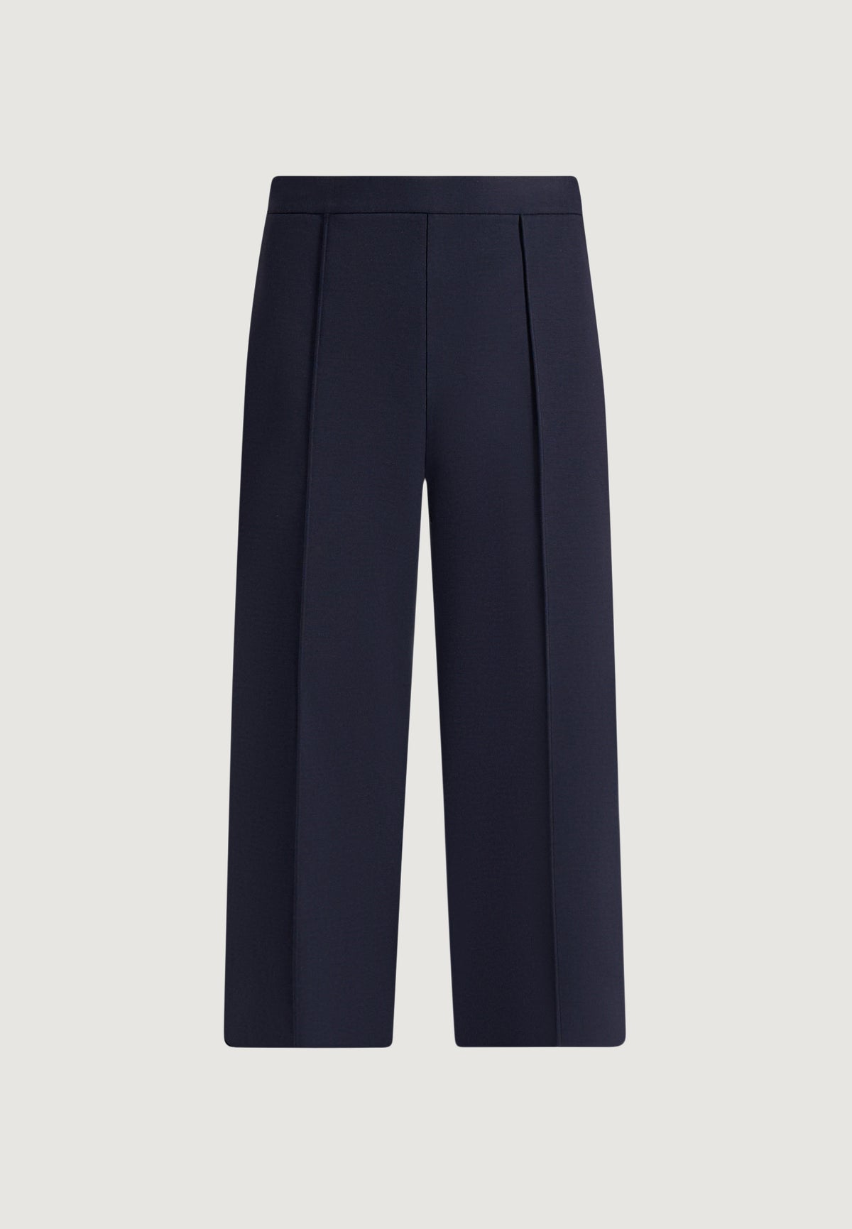 Jerome - Wide Leg Neoprene Pants - Navy