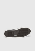 Vienna - Suede Contrast Stitch Sneaker - Black